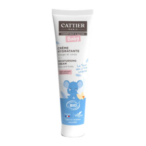 Cattier Baby crème hydratante visage et corps peau sensible 100m