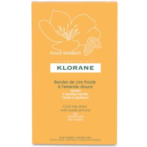 Klorane 6 bandes cire froide amande douce