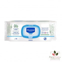 Mustela 70 lingettes dermo-apaisantes