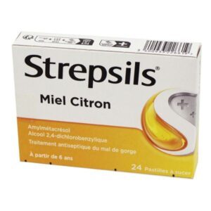 Strepsils Miel Citron · 24 pastilles