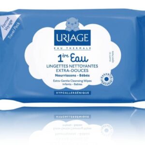 Uriage 25 lingettes nettoyantes extra douces pour bébé 1ère eau